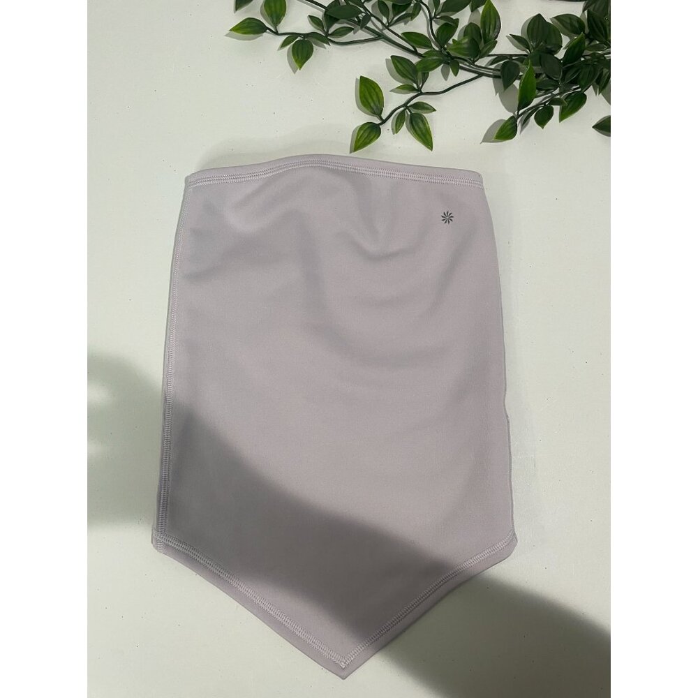 Athleta Girl M/L Light Purple Neck Gaiter Face Cover 90% Polyester 10% Spandex